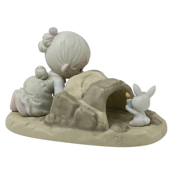 Precious Moments “There’s a Light At the End of the Tunnel” 1990 Figurine - Picture 4 of 12